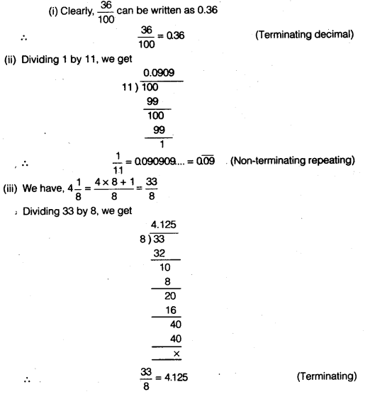 NCERT Solutions For Class 9 Maths Chapter 1 Number Systems ex3 1a